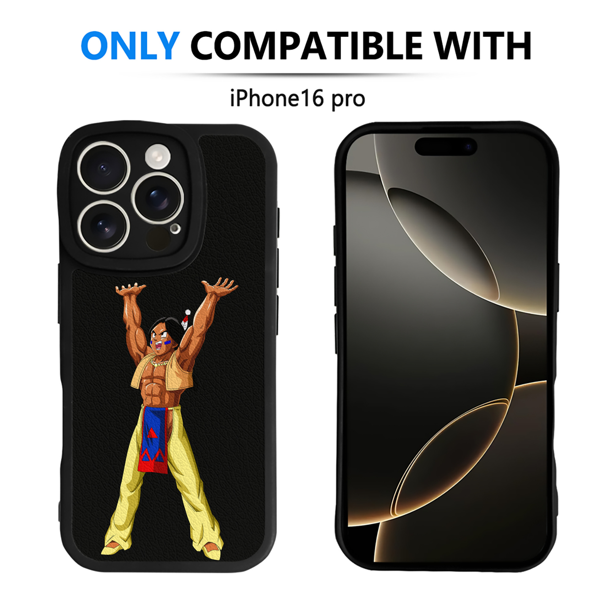 （画像用） ドラゴンボール DRAGON BALL 【iPhone 16シリーズ対応】シリコンスマホケース（レザー調） 材質：シリコン